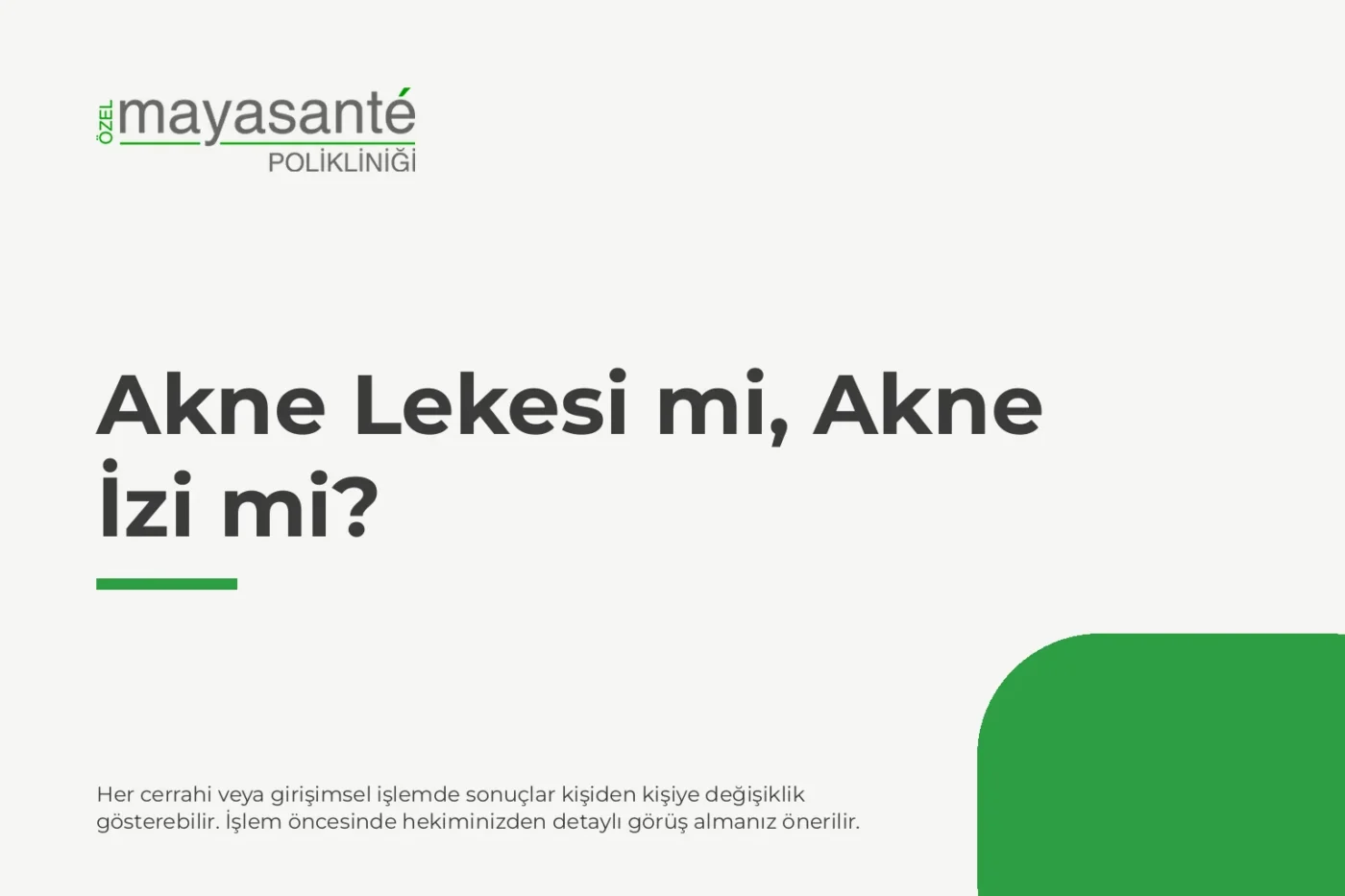 Akne Lekesi ve Akne İzi Farkı Nedir? PİH ve Skar Ayrımı