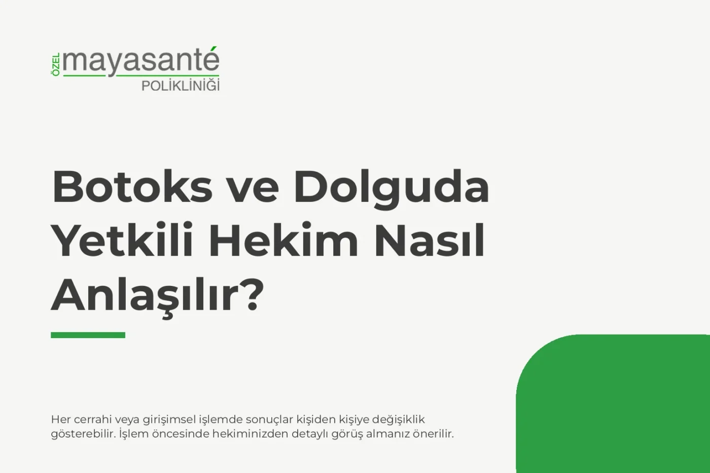 Botoks ve Dolguda Yetkili Hekim Nasıl Anlaşılır? Kimler Uygulayabilir?